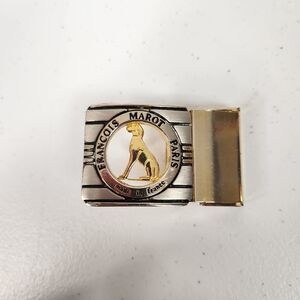 Vintage FRANÇOIS MAROT PARIS France Gold Tone Buckle Replacement for Purse Bags